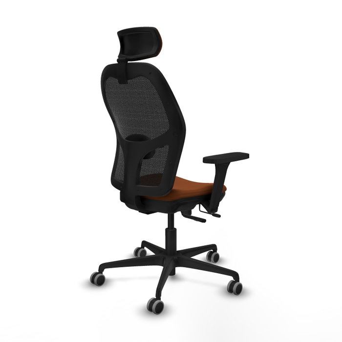 PIQUERAS Y CRESPO Silla Jorquera Sincro/Traslack Marrón y Negro