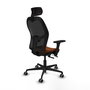 PIQUERAS Y CRESPO Silla Jorquera Sincro/Traslack Marrón y Negro