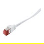 LogiLink Cable de Red RJ45 U/FTP Cat6A CF2021S, 0.5 m, Blanco, Blindaje STP, Conectores Chapados en Oro