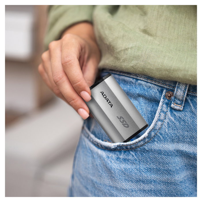 ADATA SD810 SSD externo 4TB USB-C 3.2 Gen 2x2 2000MB/s plateado
