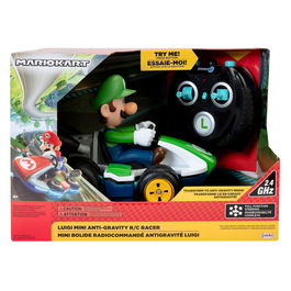 JAKKS PACIFIC Coche Mini RC Racer Luigi Mario Kart Nintendo Radio Control 20cm