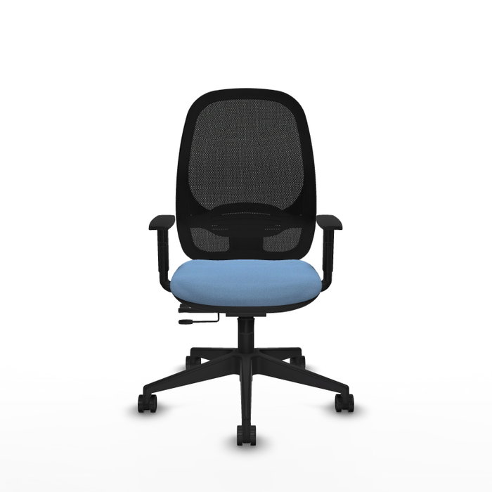 PIQUERAS Y CRESPO Silla de oficina Cilanco Azul cielo con mecanismo Sincro/Traslack PIQUERAS Y CRESPO Silla de oficina Cilanco Azul cielo con mecanismo Sincro/Traslack