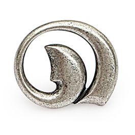 Giusti Pomo Galia Zamak Plata Vieja Muebles Clásicos Elegantes