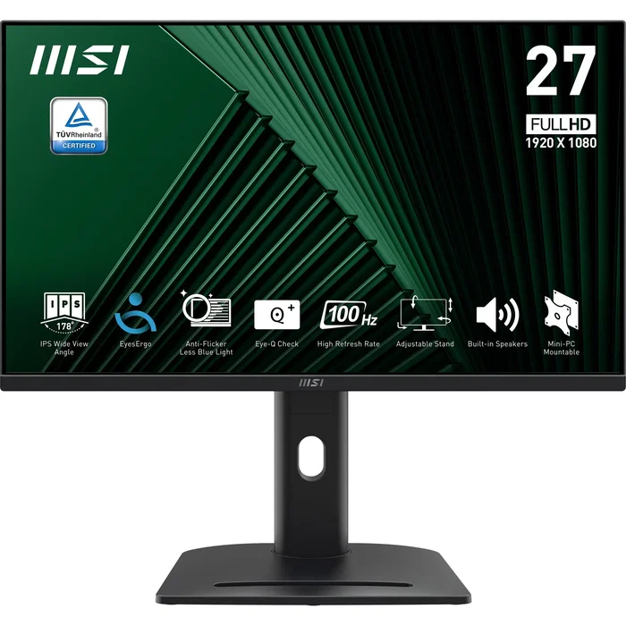 MSI PRO MP275PG Monitor de 27 pulg. IPS Full HD 100Hz Negro