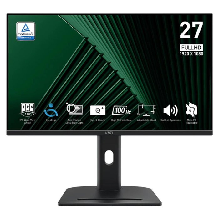 MSI PRO MP275PG Monitor de 27 pulg. IPS Full HD 100Hz Negro