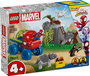 Lego Spidey Todoterreno Dinosaurio Y Equipo Spidey Al Rescate Juego de Construccion para Niños a partir de 4 Años