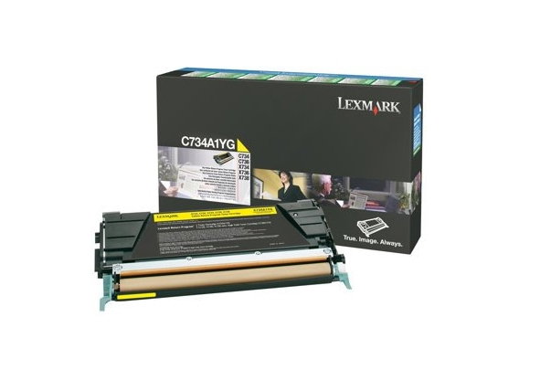 Lexmark C734A1YG Tóner Amarillo Original