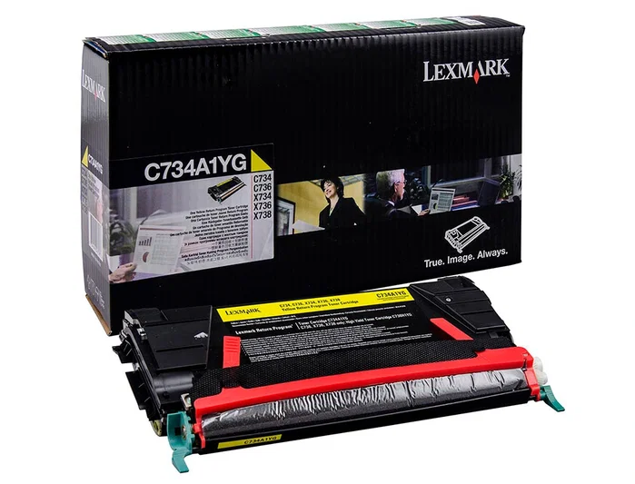 Lexmark C734 Toner Láser Amarillo Original 6000 Páginas - Cartucho de Tóner Lexmark C734 Toner Láser Amarillo Original 6000 Páginas - Cartucho de Tóner