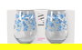 LAV Set 4 Vasos Gaia 475 cc Flores 7x9x11 cm (6 Cajas)