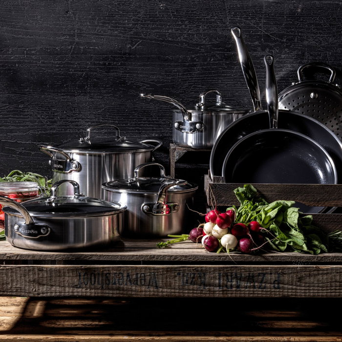 GreenPan Premiere Sartén de Acero Inoxidable 20 cm