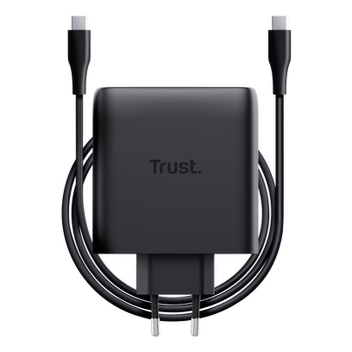 Trust Maxo Cargador GaN 100 W 2xUSB-C Negro Trust Maxo Cargador GaN 100 W 2xUSB-C Negro