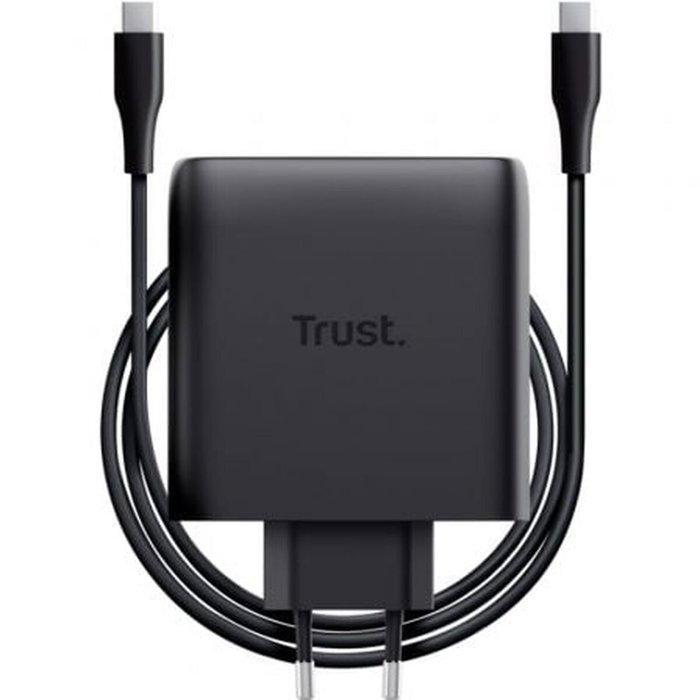 Trust Maxo Cargador GaN 100 W 2xUSB-C Negro Trust Maxo Cargador GaN 100 W 2xUSB-C Negro