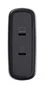 Trust Maxo Cargador GaN 100W con 2 puertos USB-C y cable de 2m - Negro
