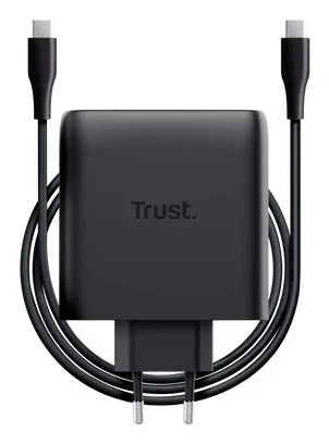 Trust Maxo Cargador GaN 100W 2x USB-C Negro Trust Maxo Cargador GaN 100W 2x USB-C Negro