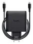 Trust Maxo Cargador GaN 100W 2x USB-C Negro