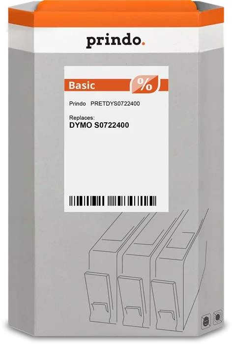 Prindo Etiquetas de dirección 89x36mm Blanco compatibles con DYMO 99012