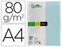 Liderpapel Papel Color A4 80gr Celeste Paquete de 100 Hojas
