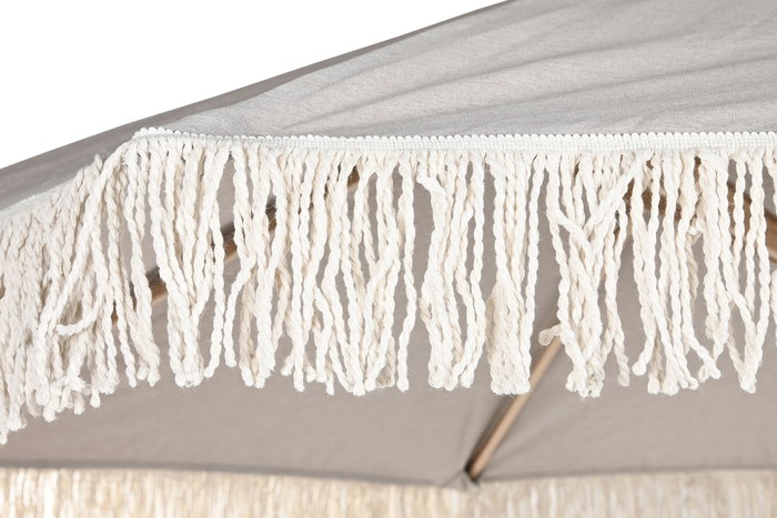 DKD Home Decor Parasol Terraza y Jardin 246 x 246 x 240 cm Acero Algodón