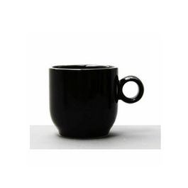 LANGENTHAL Dixy Taza Apilable de Porcelana Colección Dixy, 19 cl (190 ml) Color Negro (Set de 6)