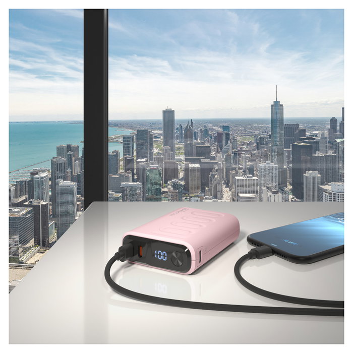 Realpower Powerbank PB-10000C PD+ 10000 mAh Rosa