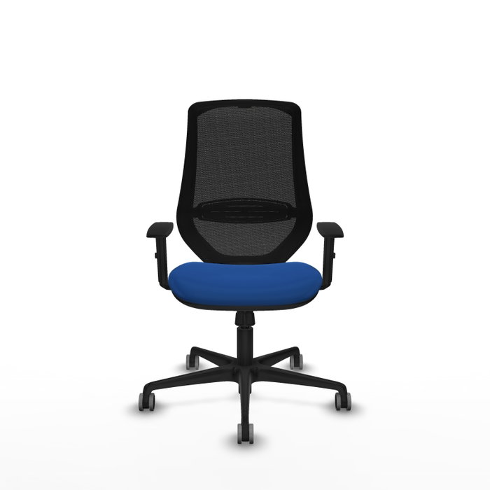 PIQUERAS Y CRESPO Silla de Oficina Mardos con Mecanismo Sincro Azul y Negro PIQUERAS Y CRESPO Silla de Oficina Mardos con Mecanismo Sincro Azul y Negro