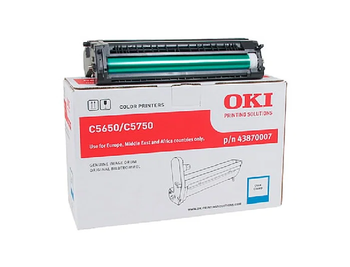 OKI Unidad de tambor Cian 43870007 para C5650/C5750