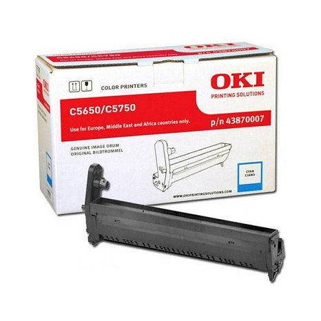 OKI Unidad de tambor Cian 43870007 para C5650/C5750