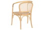 DKD Home Decor Silla Horeca Olmo Ratan Natural 53 x 80 x 54 cm