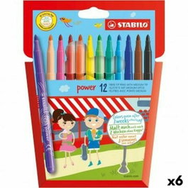 Stabilo Rotuladores Power Colores Surtidos Estuche 6 Unidades