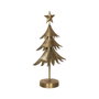 Ixia Figura Árbol Oro Metal Decoración 27,50 x 13,50 x 53 cm