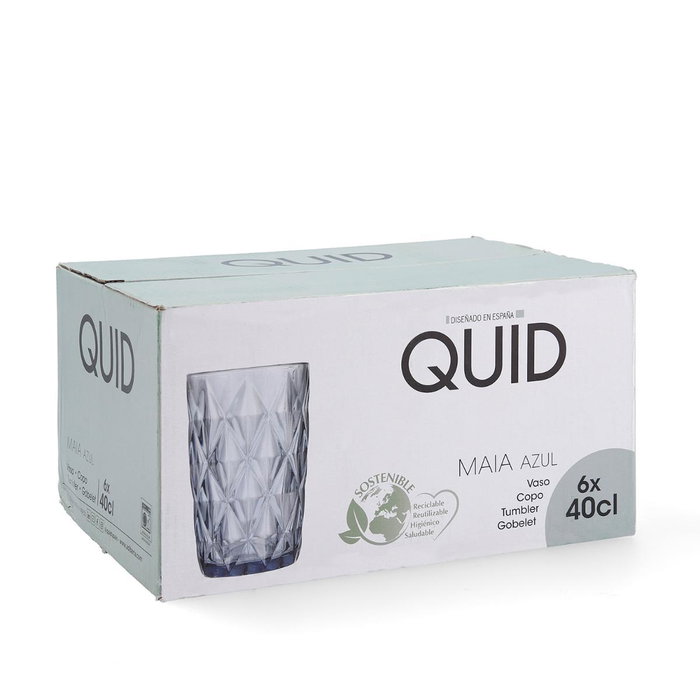 Quid Vaso Alto Maia Azul 40 cL