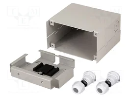 LogiLink Distribuidor de empalmes de fibra óptica para carril DIN industrial