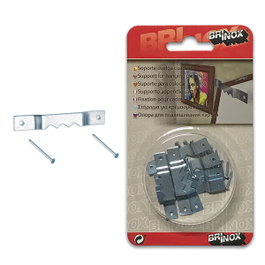 BRINOX Soporte para Marco de Cuadro de Madera 43x8 mm (8 unidades)
