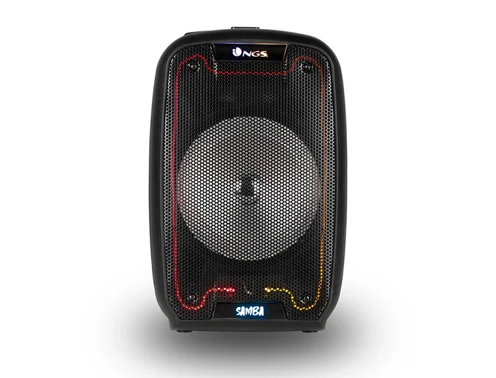 NGS Wild Samba Altavoz Portátil Bluetooth 30W con Micrófono y Luces LED
