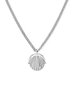 Rosefield TOC Necklace Twisting Sunray Coin Silver JTNCS-J448
