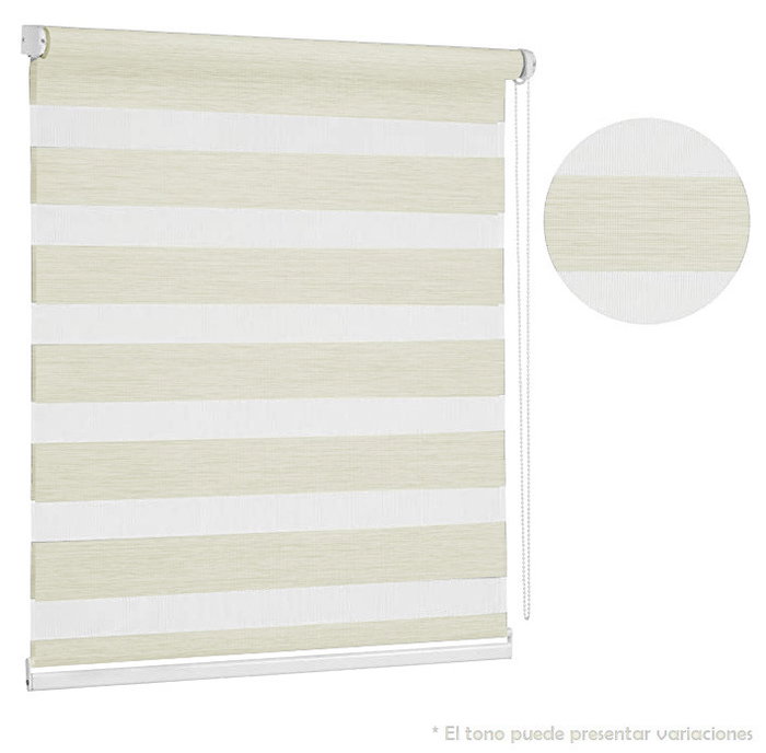 DKD Home Decor Estor Dia-noche Beige 190 x 80 cm DKD Home Decor Estor Dia-noche Beige 190 x 80 cm