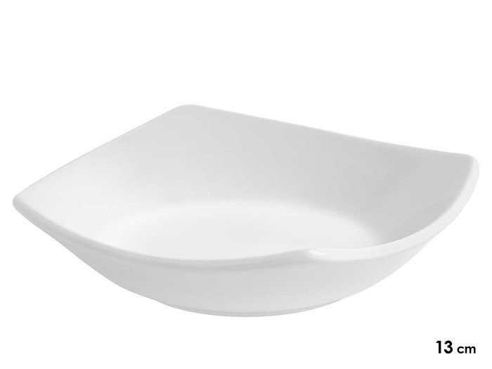 VESSIA Bandeja para Aperitivo de Porcelana Blanca 13cm Pack de 48 unidades de 13cm de diámetro (aprox) de dimensiones totales de 29x28x24cm. (Nota: el nombre indica 13cm, las dimensiones físicas son 290x280x240mm) *Revisar dimensiones de uso* VESSIA Bandeja para Aperitivo de Porcelana Blanca 13cm Pack de 48 unidades de 13cm de diámetro (aprox) de dimensiones totales de 29x28x24cm. (Nota: el nombre indica 13cm, las dimensiones físicas son 290x280x240mm) *Revisar dimensiones de uso*