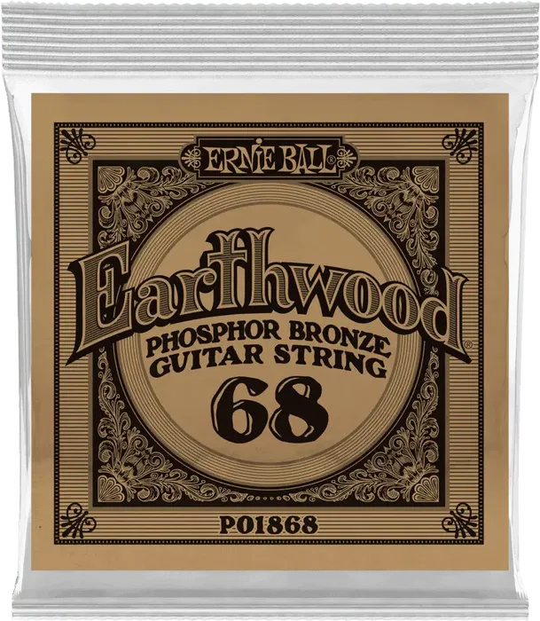 Ernie Ball Cuerda Acústica Earthwood Phosphor/Bz .068 (Set de 6) (Set de 6)