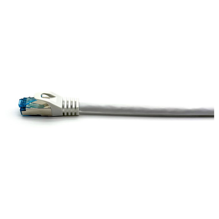 EQUIP 605807 Cable de Red Cat6A S/FTP 0.5m Blanco con Conector Angular RJ45, LSZH