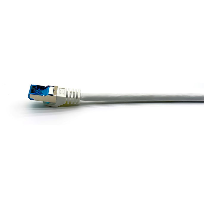 EQUIP 605807 Cable de Red Cat6A S/FTP 0.5m Blanco con Conector Angular RJ45, LSZH