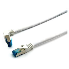 EQUIP 605807 Cable de Red Cat6A S/FTP 0.5m Blanco con Conector Angular RJ45, LSZH