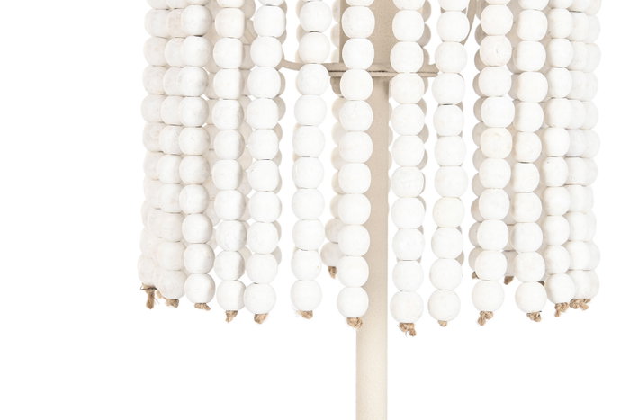 DKD Home Decor Lámpara de pie de metal beige