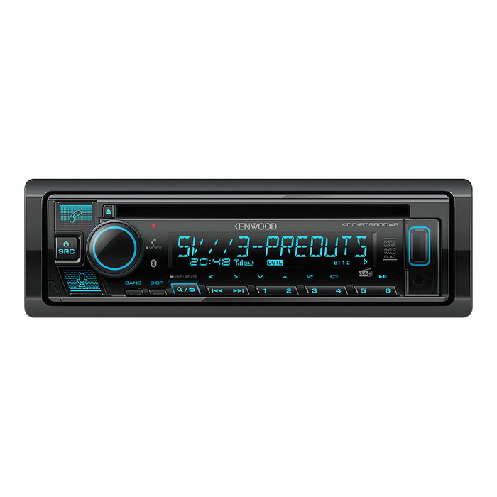 Kenwood KDCBT960DAB con DAB+ y Bluetooth