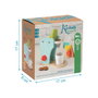 KioKids Cafetera de Juguete en Madera con Accesorios, Azul