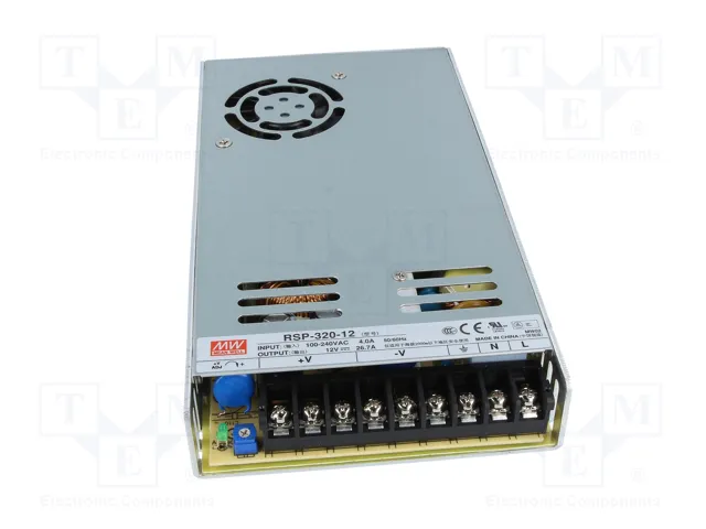 MEAN WELL RSP-320-12 320,4W 12VDC MEAN WELL RSP-320-12 320,4W 12VDC