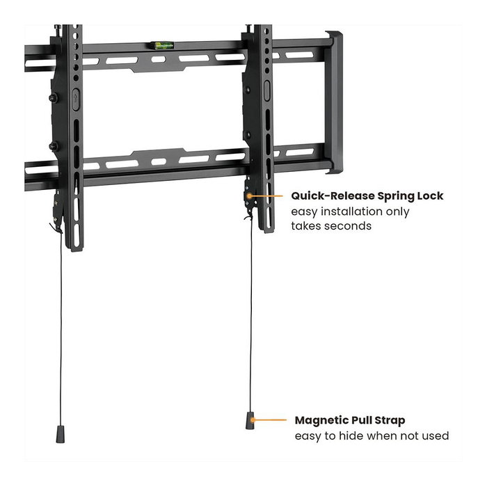 VALUE Soporte de pared inclinable 37-80 pulgadas hasta 75 kg