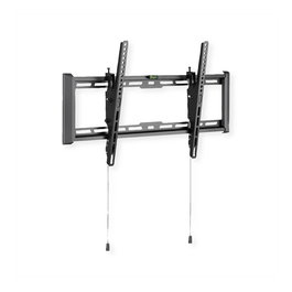 VALUE 17.99.1221 Soporte de TV para Pared, Inclinable, Negro, para Pantallas de 37 a 80 Pulgadas (94-203 cm) y hasta 75 kg, Compatible con VESA 600x400 mm
