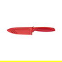 WMF 1879085100 Messerset 2-Teilig - Cuchillo de Chef, Acero Inoxidable, 4 Piezas, Color Rojo, Hecho en Alemania
