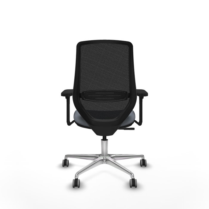 PIQUERAS Y CRESPO Silla de oficina Mardos con mecanismo Sincro, Gris y Negro