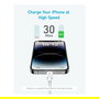 Anker A81B5G11 Cable USB-C a Lightning 0.9 m Negro, Conector Macho, Nylon, 30 W, Plug and Play